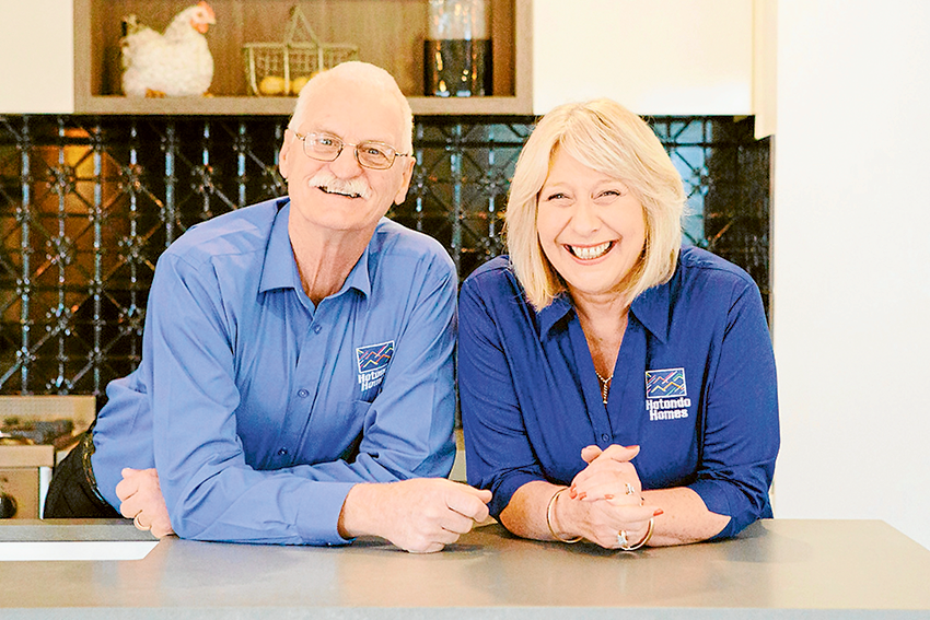 Congratulations to Colin and Suz… Hotondo director Colin Mintern and his lovely wife, Suz are celebrating 25 years with Hotondo. Photo: Supplied.