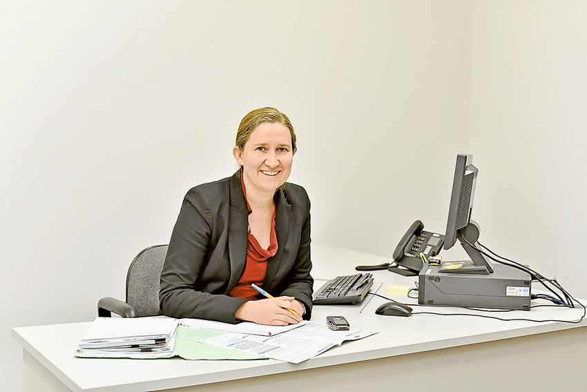 HARD WORKING AND APPROACHABLE… Nevin Lenne and Gross principal lawyer, Helen Collins. Photo: Sharelle Jarvis.
