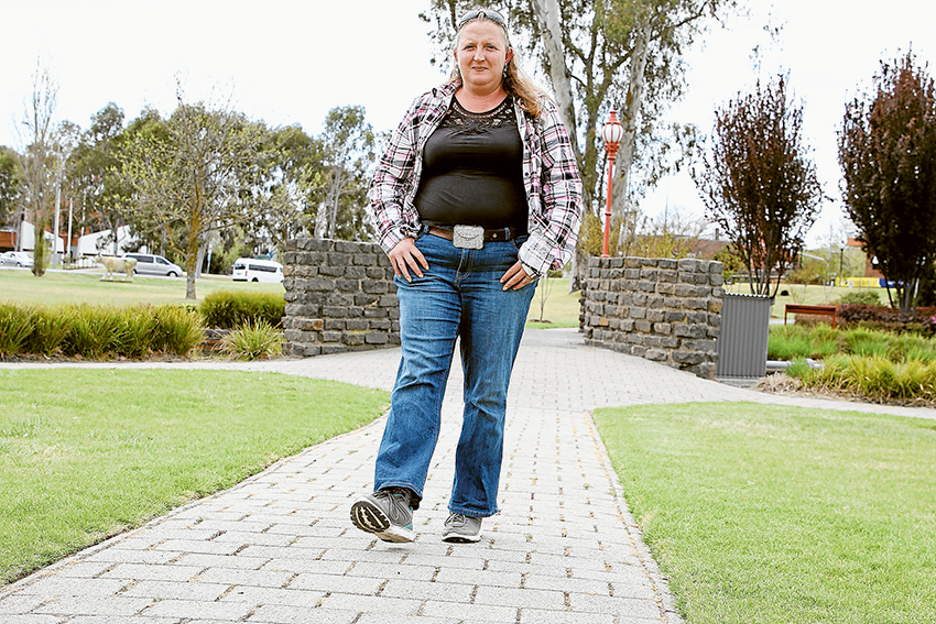 A WALK FOR A CAUSE… Local resident, Katrina Brereton will be taking part in the Walk for Prems 2018, which is close to her heart as her daughter was born at 31 weeks. Photo: David Lee.