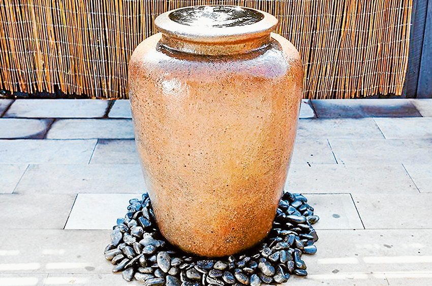 DIY FUN... Build your own water feature. Photo: Supplied.