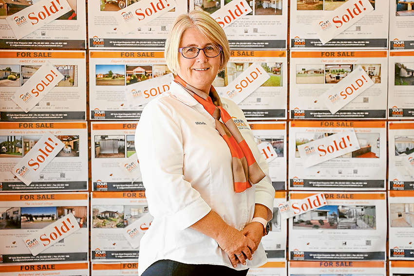 YOUR FRIENDLY LOCAL AGENT… Your Sold Real Estate property manager, Michelle Burke is eager to expand the business. Photo: Katelyn Morse.