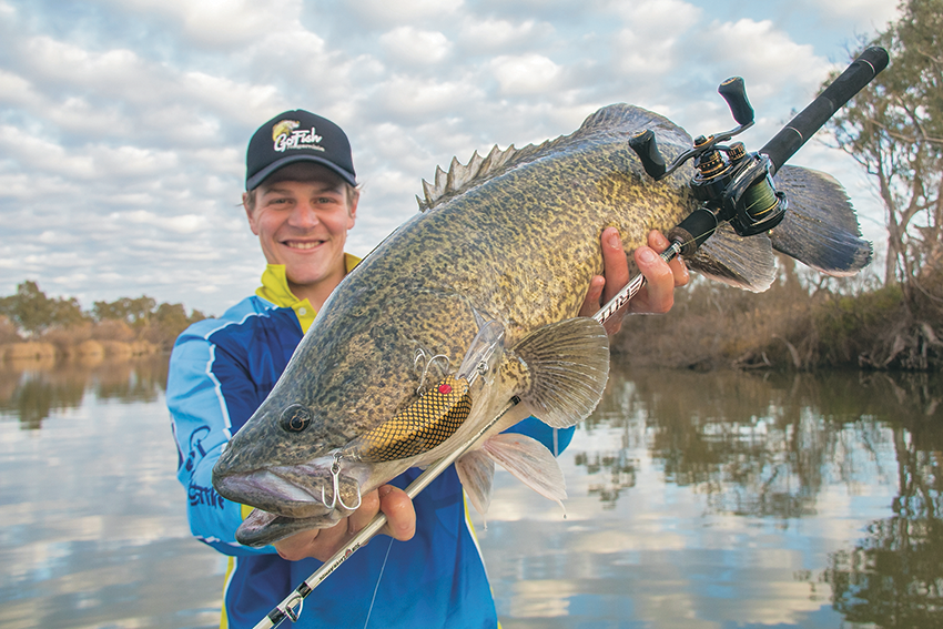 DROP A LINE AND WIN… Mitch Conndell is eager to drop a line in at Nagambie’s inaugural GoFish competition, which is set to kick off over the ANZAC Day weekend. Photo: Supplied.
