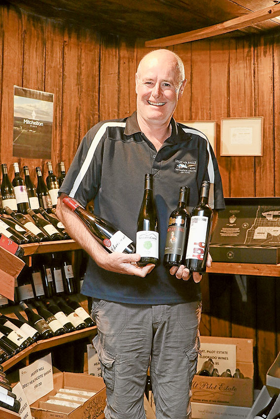 AWARD-WINNING VARIETIES… Phillips Cellars owner, Paul Phillips is proudly stocking many of the amazing and award-winning wines currently being produced by the region. Photo: Katelyn Morse. 