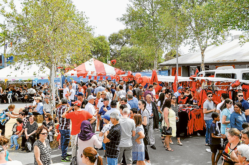 FESTIVAL SUCCESS… The Shepparton Albanian Harvest Festival was a huge success over the weekend, with participants enjoying an array of Albanian culture including live music and exceptional food. Photo: Ash Beks. 