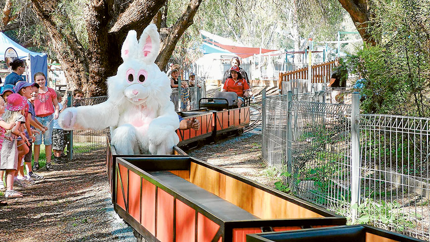 BOUNCE OVER TO KIDSTOWN TO MEET THE EASTER BUNNY… Over Easter at KidsTown, there will be a range of activities available for the whole family and even the Easter Bunny will be in attendance! Photo: Supplied. 