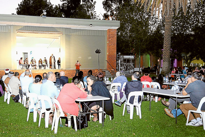 COMMUNITY BANDS TOGETHER… The local community came together last week to talk about how the Christchurch terror attack has affected the local community. Photo: Supplied.