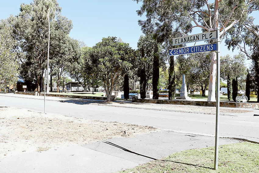 A NEW NAME… Tatura’s Flanagan Place is being renamed to Memorial Place. Photo: Katelyn Morse.