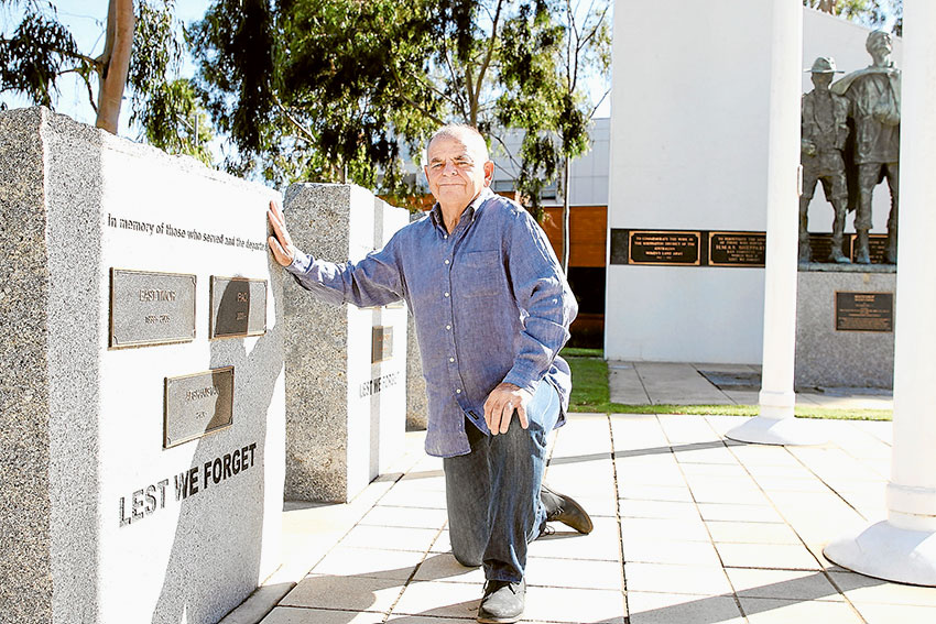 COMMEMORATING OUR ANZACS… Shepparton RSL president, Bob Wilkie is encouraging locals to be aware of changes to this year’s ANZAC Day services. Photo: David Lee.
