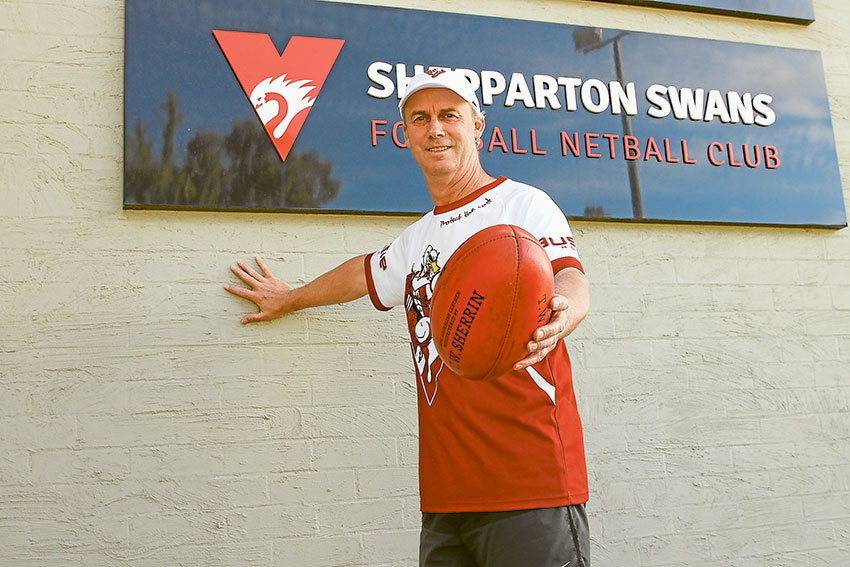 Shepparton Swans coach, Paul Hawke