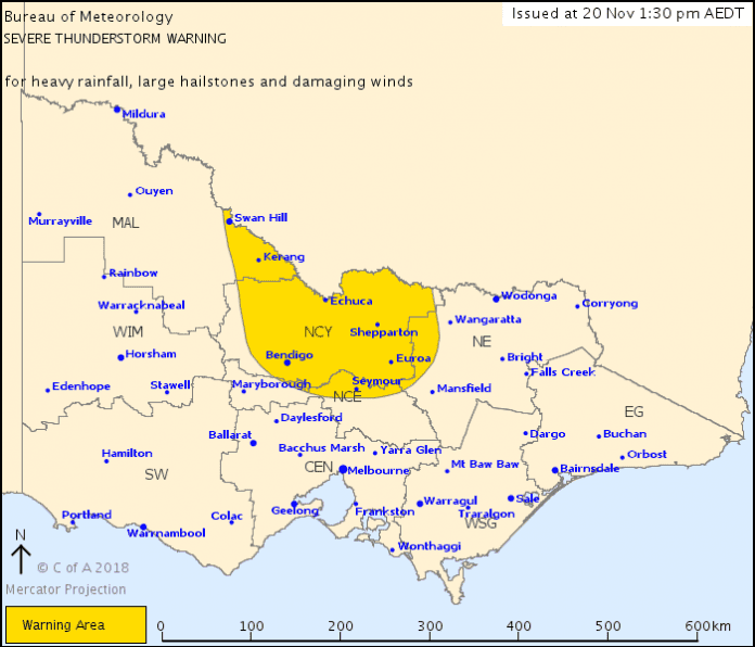severe weather warning