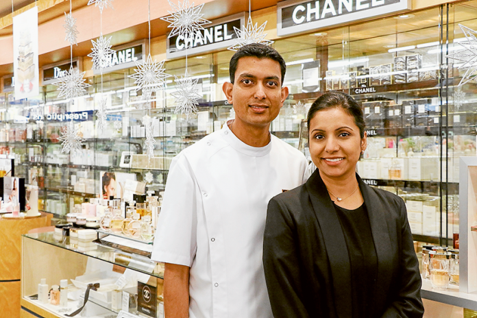NEW STAFF, SAME GREAT SERVICE… John Anderson Pharmacy owner, Melvin Deo and general manager, Archana Deo are thriving in their new roles and are excited for the festive season. Photo: Katelyn Morse.