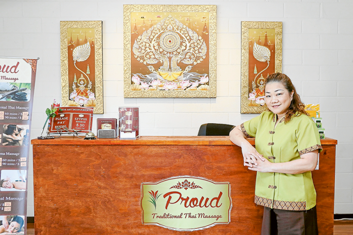 REST AND RELAX… Proud Traditional Thai Massage owner, Kathy Khongsthidporn suggests giving the gift of relaxation this Christmas. Photo: Katelyn Morse.