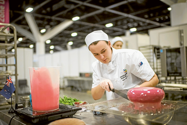 BAKING TO THE TOP&hellip; GOTAFE Trade Awards 2018 Apprentice of The Year winner for Shepparton and Seymour Campuses, Kyla Wagner (baking apprentice) joined 57 others that were recognised in their learning areas at a special gala dinner on Monday night. Photo: Supplied.