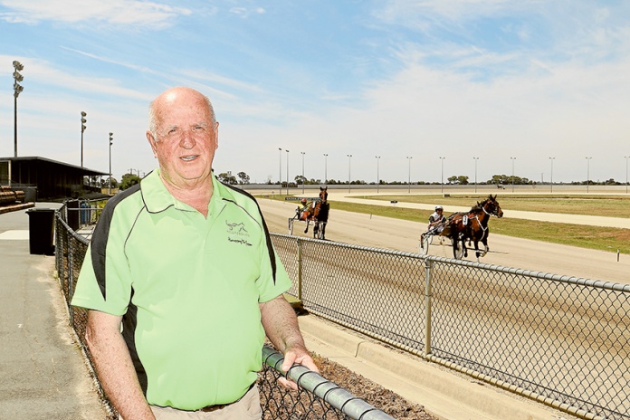 READY TO RACE… Shepparton Harness Racing Club general manager, Ian McDonald is welcoming everyone to come along to the Gold Cup. Photo: Katelyn Morse.