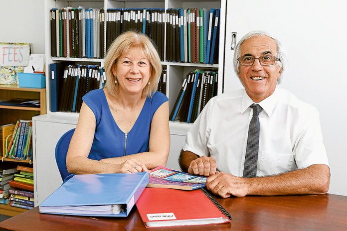 ADV---Shepparton-Tutoring-Centre1 PROVEN BEST TEACHING PRACTICES… Lindy and Mark Carnovale from Shepparton Tutoring Centre provide professional tuition services for students across the region. Photo: Alicia Niglia.