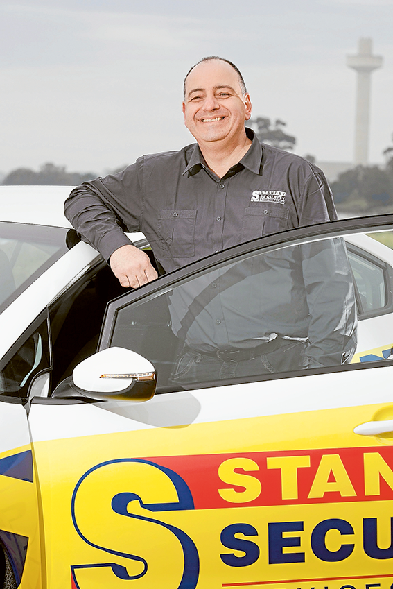 PRIORITISE SAFETY… Standby Security managing director, Angelo Kakouros can assist with ensuring proactive and reactive security measures are in place for your home or business. Photo: Supplied.