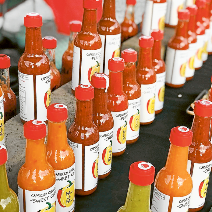 MARKET STALLS HEATING UP… The delicious sauces from Watch Ur Mouth will be available to taste and purchase at the Shepparton Farmers Market this weekend. Photo: Supplied.