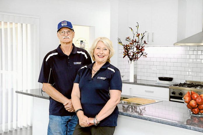 LOCAL BUILDING EXPERTS… Hotondo Homes Shepparton co-owners, Colin and Sue Mintern are here to help with all your building enquiries. Photo: Katelyn Morse.