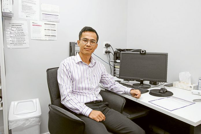 DEDICATED PROFESSIONAL… Dr Pablo Chakma from Tatura Doctors is a friendly and empathetic professional here to assist with your needs in the bulk-billing clinic. Photo: Katelyn Morse.