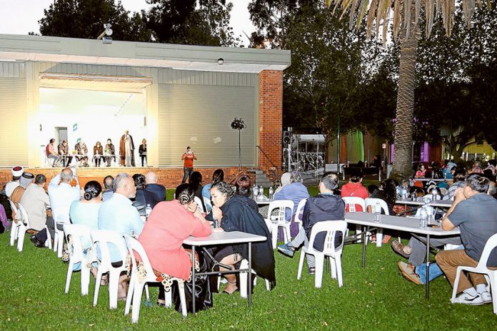 COMMUNITY BANDS TOGETHER… The local community came together last week to talk about how the Christchurch terror attack has affected the local community. Photo: Supplied.