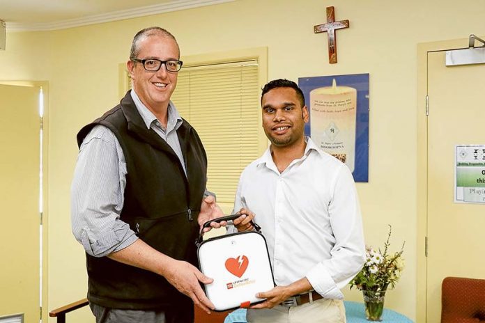 ED - St Marys defibrillator