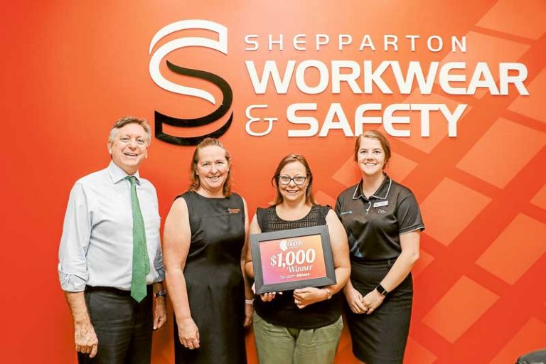 Three very happy winners of 1000 each The Shepparton Adviser