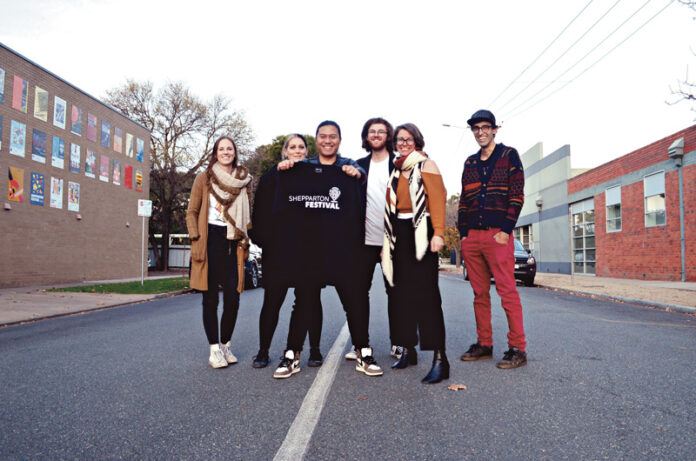 Shine on Greater Shepparton Artists... from left, Sophie Wilson, Monique Allan, Dery Theodorus, Tom Harding, Rachel Doller and Davidson Lopes. Photo: Supplied
