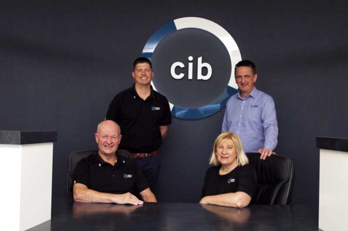 ED---COMMUNITY-INSURANCE-BROKERS STRENGTH IN NUMBERS... From left, Community Insurance Brokers account director, John Petzke, account executive, Clinton Campbell, office manager, Jan Petzke and general manager, Paul Fleming. Photo: Kelly Lucas.