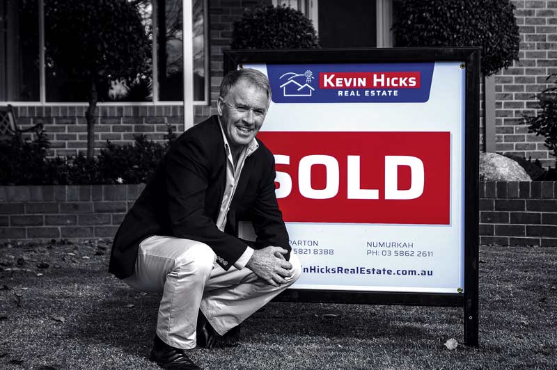 OUTLOOK IS BRIGHT IN THE GOULBURN VALLEY... Kevin Hicks Real Estate director, Kevin Hicks. Photo: Supplied