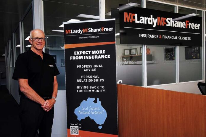 BENEFIT FROM LOCAL KNOWLEDGE... McLardy McShane Freer general manager, Barry Freer, wants clients to enjoy peace of mind knowing their assets are protected. Photo: Kelly Lucas.