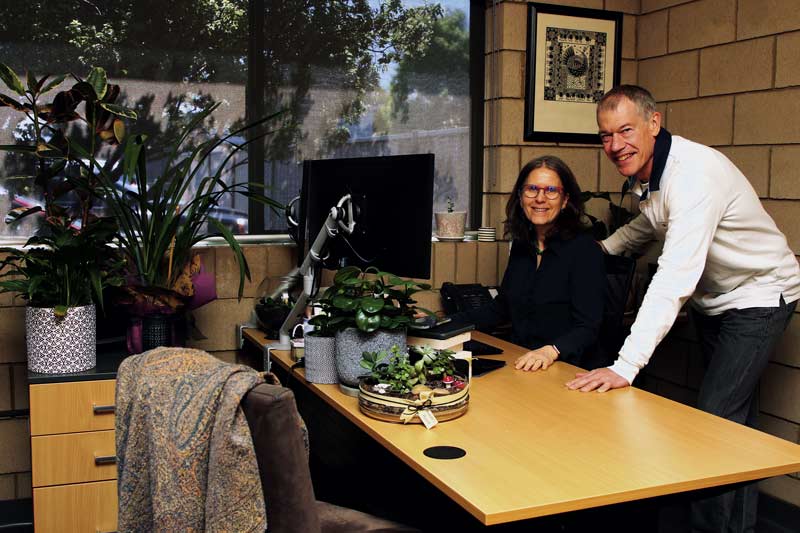 SETTING THE BENCHMARK... SMR Legal directors, Fiona and Stephen Merrylees celebrated 10 years since opening the Goulburn Valley’s first law firm to introduce fixed fees. Photo: Kelly Lucas.