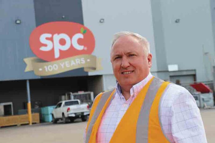 LEGENDARY BRAND... SPC chief executive officer, Robert Giles says they are proud of contributing to Australian manufacturing and local and national economies, and in particular, celebrating this fantastic region. Photo: Steve Hutcheson.