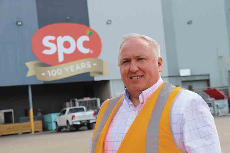LEGENDARY BRAND... SPC chief executive officer, Robert Giles says they are proud of contributing to Australian manufacturing and local and national economies, and in particular, celebrating this fantastic region. Photo: Steve Hutcheson.