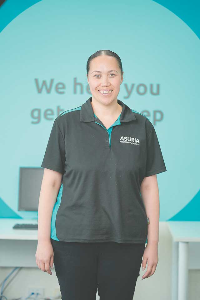 ADV-Asuria-1_30208 HERE TO HELP…Asuria community engagement officer, Cynthia Jennings is passionate about helping others discover their dream roles. Photo: Supplied