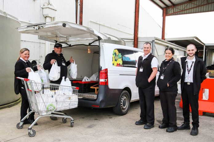 ADV---FAIRLEYS-IGA LOCAL AND QUICK DELIVERIES... Fairleys SUPA IGA, are now providing delivery services to the whole of Shepparton and 10km’s within the surrounding areas. Pictured from left, the team from Fairleys SUPA IGA, Kerrie Lavis, Stephen McPherson, Cameron Kearney, Lauren Good and Zachary Carrafa. Photo: Kelly Carmody
