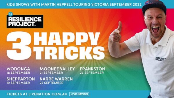 A SHOW TO STRENGTHEN THE MENTAL HEALTH AND WELLBEING OF CHILDREN... '3 Happy Tricks', presented by engaging, Martin Heppell from The Resilience Project will show in Shepparton on September 19. Photo: supplied