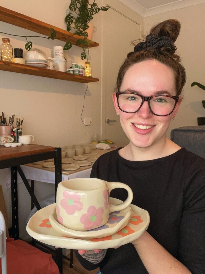 SAM SPRING CAMP IS FULL OF FUN, CREATIVE HOLIDAY PROGRAMMES...Children can gain confidence building skills crafting ceramics with local artist, Monique Elliott at SAM during the school holidays. Photo: supplied