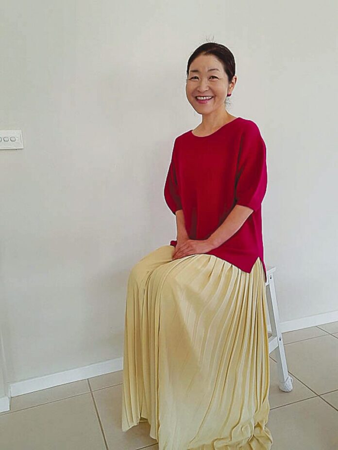 LANGUAGE BARRIER...Yuko Sasaki is a language teacher who experienced communication breakdown during the recent floods. Photo: Natasha Fujimoto