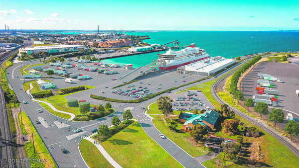 SPIRIT OF TASMANIA PORT IS MOVING TO GEELONG... A glimpse of what the new port for Spirit of Tasmania will look like at Corio Quay in Geelong. Photo: Supplied