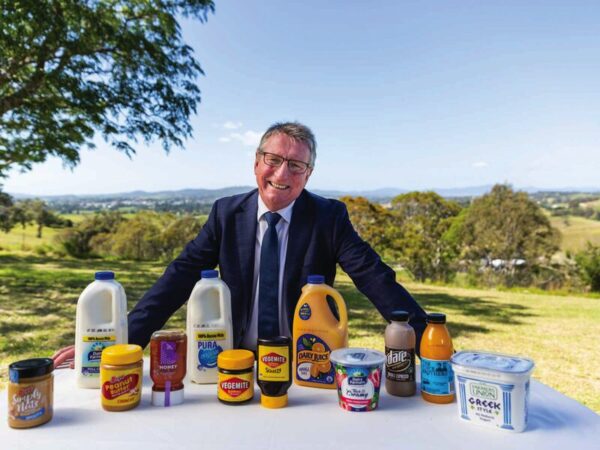 LAUNCHING OWN BRANDS... Bega Cheese Limited's executive chairman, Barry Irvin is leading the enterprise into the future with its own innovative brands. Photo: Supplied
