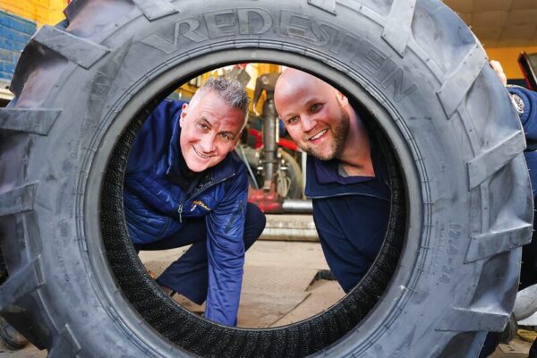 KEEP THOSE WHEELS TURNING...Central Tyre Service established themselves in 1952 as a key community business that helps keep every other organisation on the road and the wheels of regional industry turning. Pictured, owners and business partners, Rod Poliness and Timothy Webb. Photo: Kelly Carmody