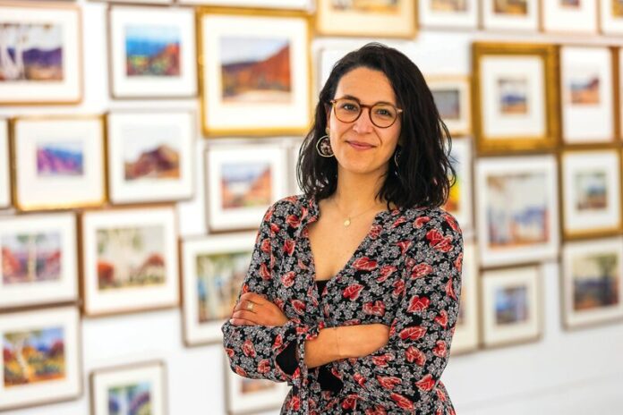 INCLUSIVITY AND INSPIRATION THROUGH ART... SAM's engagement manager, Gabriella Calandro wants patrons and local creatives to explore art through participation in programmes, workshops and talks. Photo: Cam Matheson