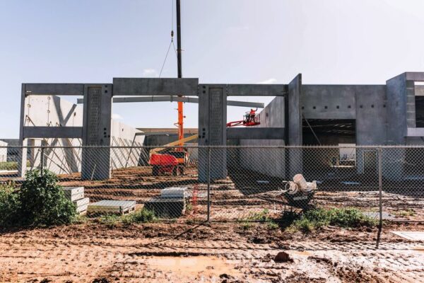UNDER CONSTRUCTION... Ultimate Fasteners are excited to move into their new fit-for-purpose factory on Williams Street in Shepparton at the end of 2022. Photo: Prue Peters Photography