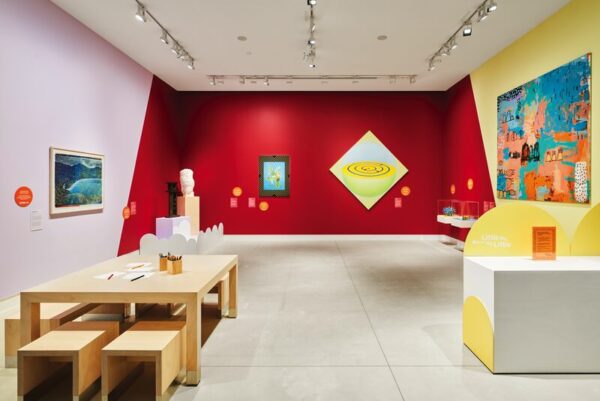 ENGAGING AND DELIGHTING LITTLE  HANDS... The new children's exhibition at the Shepparton Art Museum is called Little big, Big little and is set to inspire creativity, exploration and curiosity. Photo: Leon Schoots