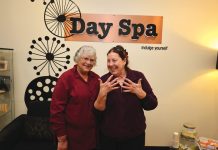 Pampering the people who give back