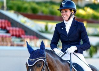 Celebrate an equestrian competitor