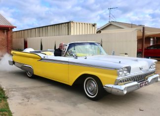 Two iconic Fords, one proud owner