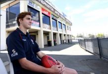 Flying Ryan Kicks a Goal on AFL Debut