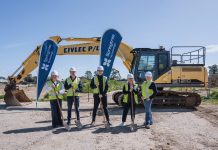 Clubhouse construction marks new milestone