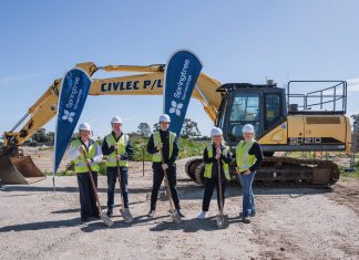 Clubhouse construction marks new milestone